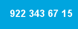 922 343 67 15